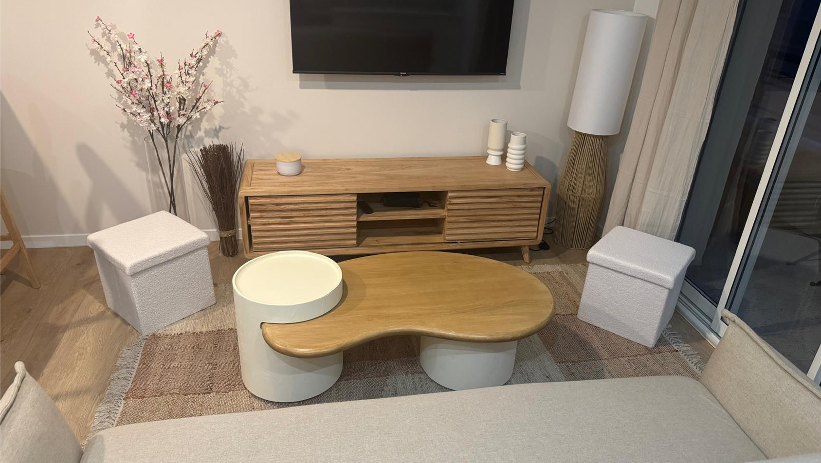 Salon rénové – travaux clé en main