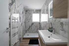 Salle de bain rénovée